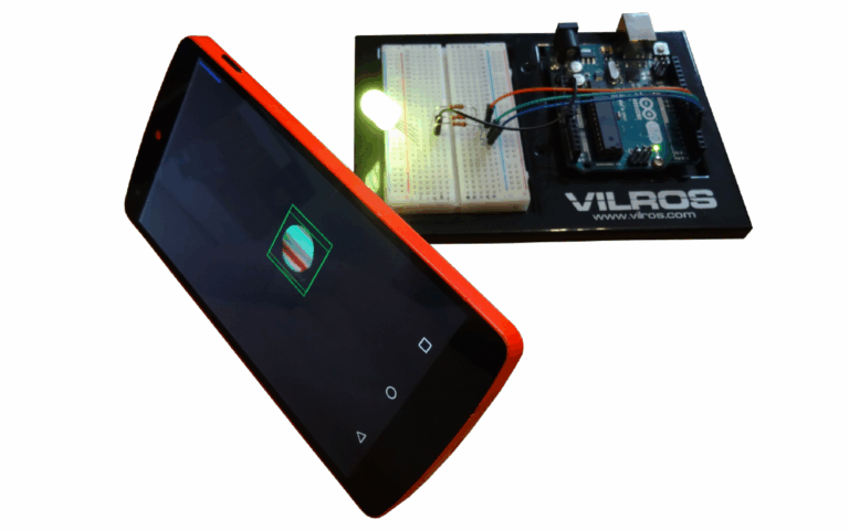 A Mobile Visible Light Communication System