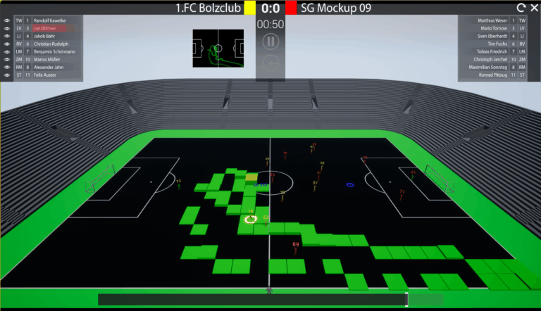Visualisierung von Fußballstatistiken in einer 3D-Anwendung mittels Unreal Engine 4