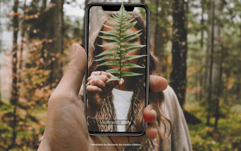 Smartphone-Fotos 3D-ifizieren