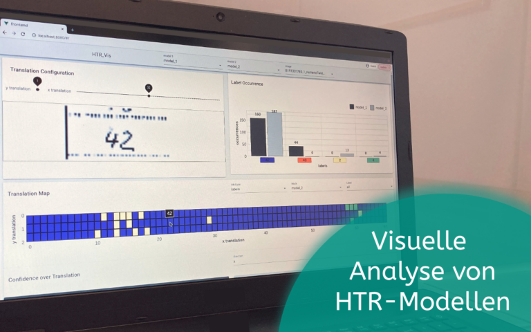 Visuelle Analyse von HTR-Modellen