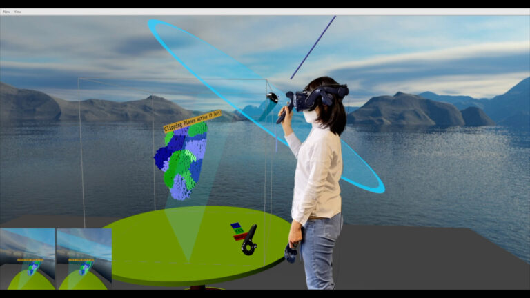 VR CA Vis – Immersive Visualization of Morpheus\‘ Cellular Automata Simulation