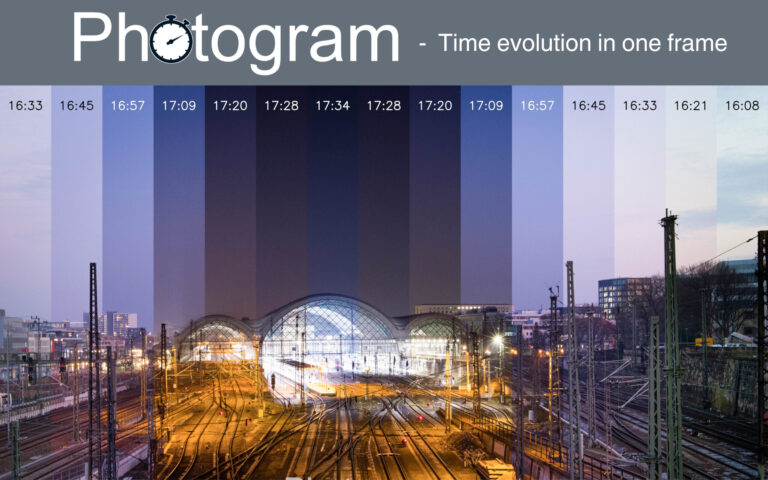 Photogram – time progress in one frame