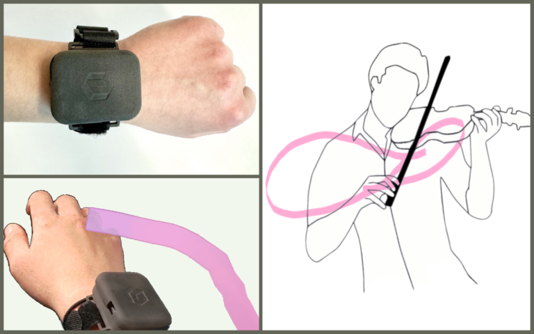 Haptic feedback for motion trajectories in Mixed Reality