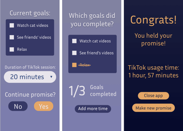 Promise (to use TikTok less)