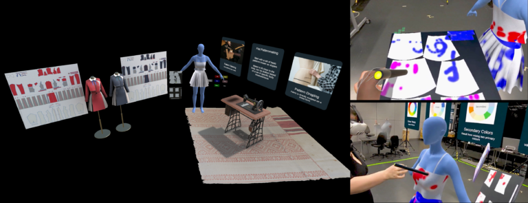 FashionMR: A Mixed Reality Fashion Design Classrom